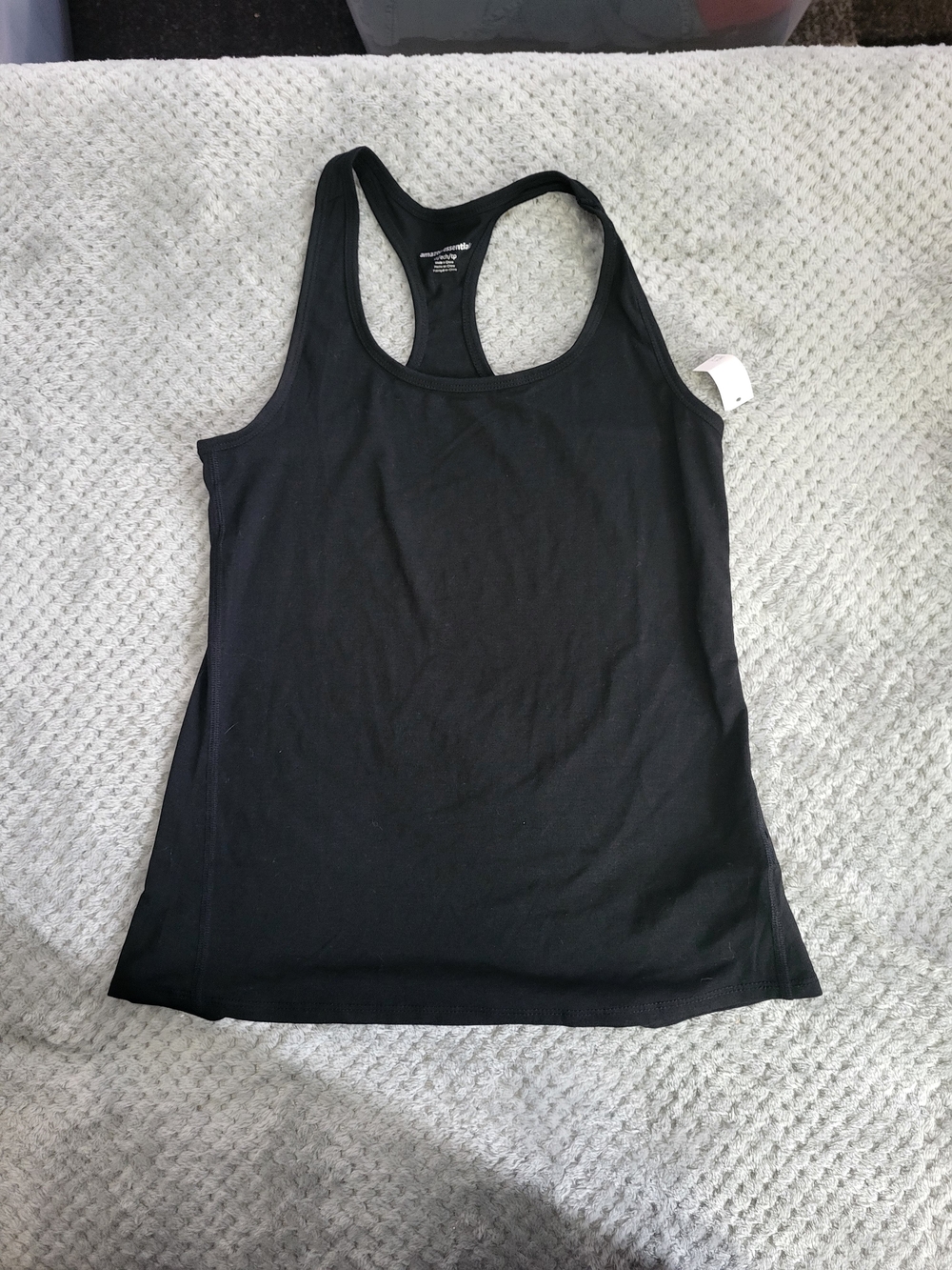Amazon Essentials Women's Black Racerback Tank‎ Top Small
